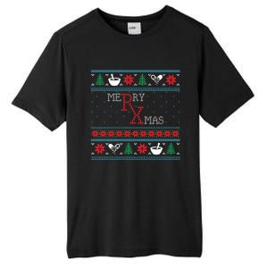 Funny Pharmacy Ugly Christmas Gift Tall Fusion ChromaSoft Performance T-Shirt