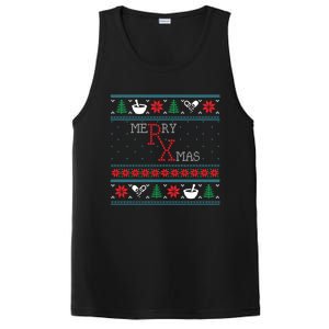 Funny Pharmacy Ugly Christmas Gift PosiCharge Competitor Tank