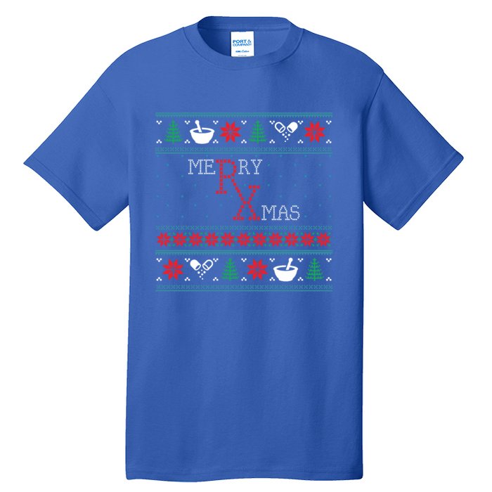 Funny Pharmacy Ugly Christmas Gift Tall T-Shirt