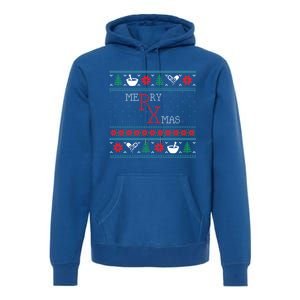 Funny Pharmacy Ugly Christmas Gift Premium Hoodie