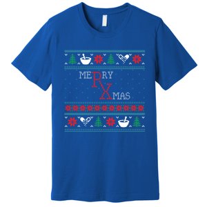 Funny Pharmacy Ugly Christmas Gift Premium T-Shirt