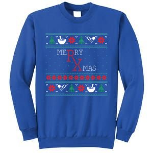 Funny Pharmacy Ugly Christmas Gift Tall Sweatshirt