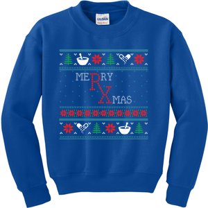 Funny Pharmacy Ugly Christmas Gift Kids Sweatshirt