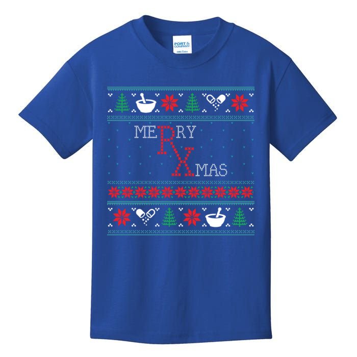 Funny Pharmacy Ugly Christmas Gift Kids T-Shirt