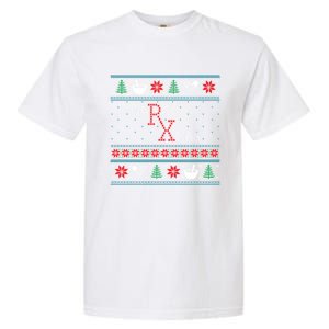 Funny Pharmacy Ugly Christmas Gift Garment-Dyed Heavyweight T-Shirt