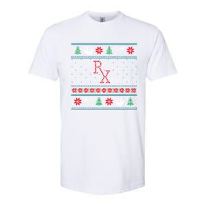 Funny Pharmacy Ugly Christmas Gift Softstyle CVC T-Shirt