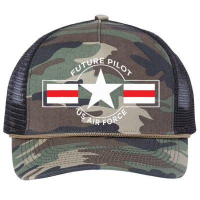 Future Pilot Vintage Retro Rope Trucker Hat Cap