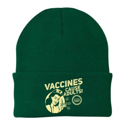 Funny Pro Vaccination T Vaccines Cause Adults Knit Cap Winter Beanie