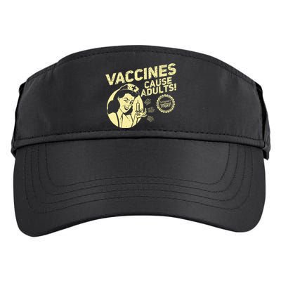 Funny Pro Vaccination T Vaccines Cause Adults Adult Drive Performance Visor