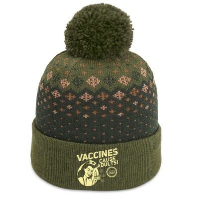 Funny Pro Vaccination T Vaccines Cause Adults The Baniff Cuffed Pom Beanie