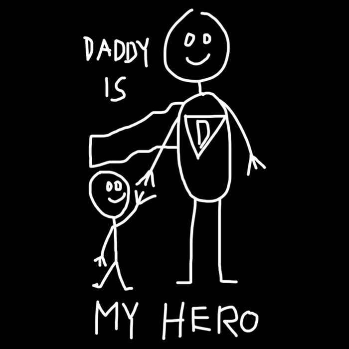 Firefighter Police Veteran Heros Daddy Is My Hero Funny Gift Cooling Performance Crew T-Shirt