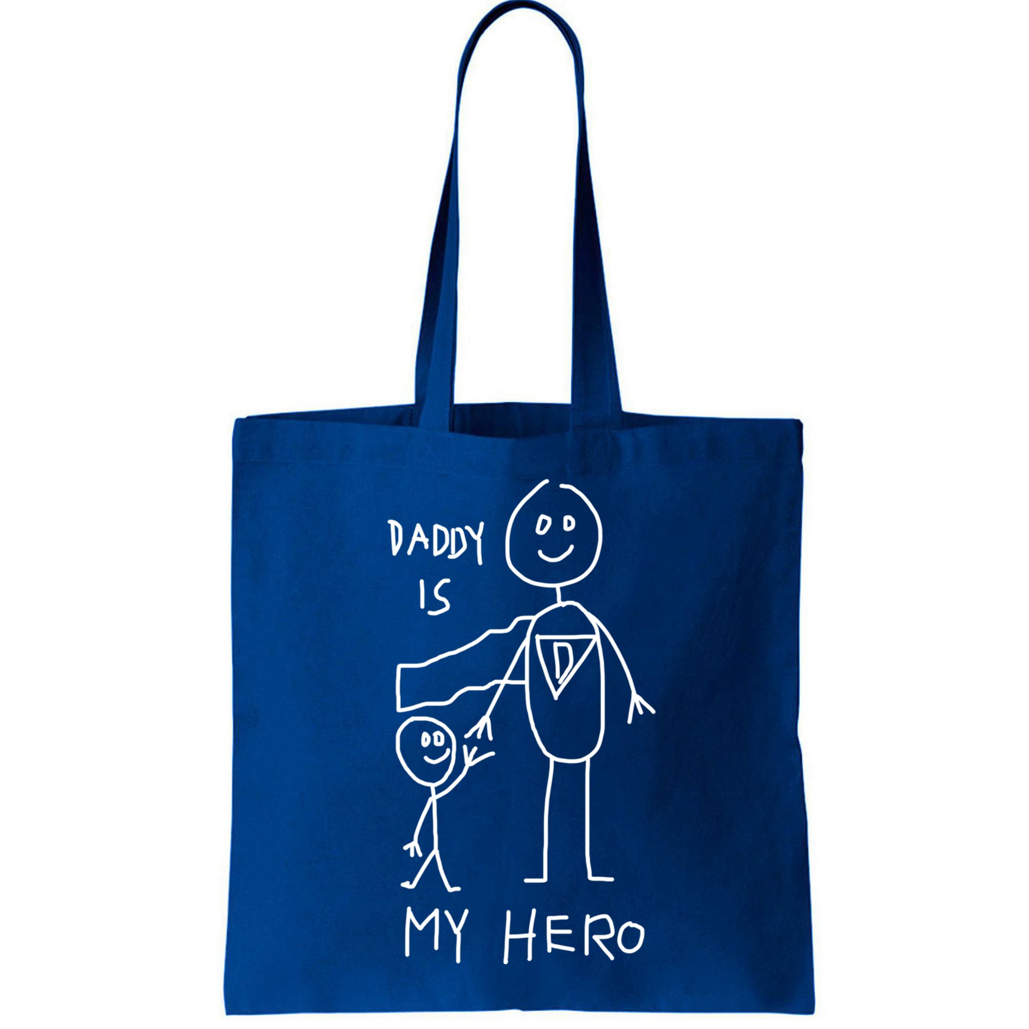 Firefighter Police Veteran Heros Daddy Is My Hero Funny Gift Bag