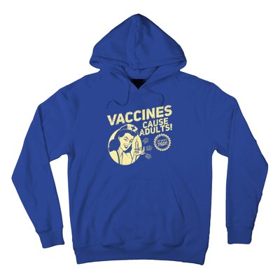 Funny Pro Vaccination Vaccines Cause Adults Hoodie