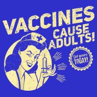 Funny Pro Vaccination Vaccines Cause Adults Sweatshirt