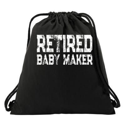  Funny Post Vasectomy Humor - Retired Baby Maker Drawstring Bag