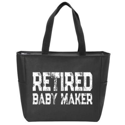  Funny Post Vasectomy Humor - Retired Baby Maker Zip Tote Bag