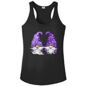 Floral Purple Valentine Gnomes For Mom Gift Cute Valentines Day Gift Ladies PosiCharge Competitor Racerback Tank