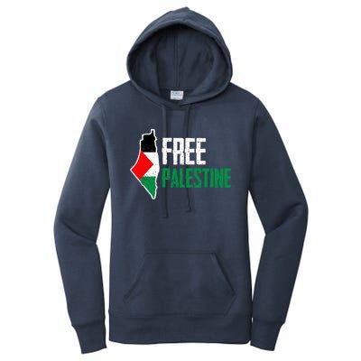 Free Palestine Vintage Distressed Palestinian Cute Gift Women's Pullover Hoodie