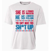 Former Prosecutor Vs Felon Pro Kamala Harris 2024 President Cooling Performance Crew T-Shirt