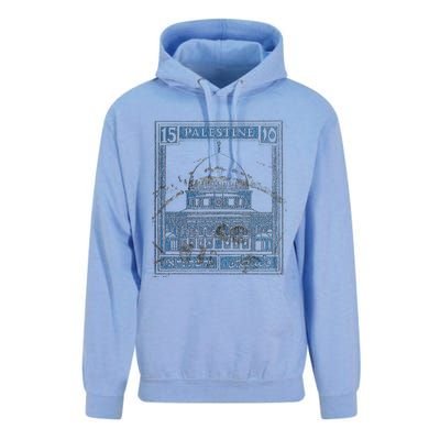 Free Palestine Vintage Stamp Stand For Peace Middle East Unisex Surf Hoodie