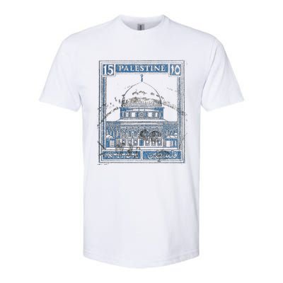 Free Palestine Vintage Stamp Stand For Peace Middle East Softstyle CVC T-Shirt