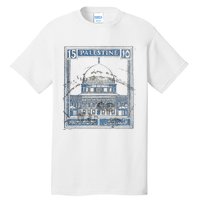 Free Palestine Vintage Stamp Stand For Peace Middle East Tall T-Shirt