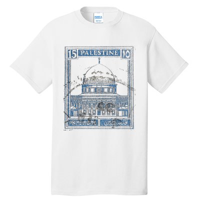 Free Palestine Vintage Stamp Stand For Peace Middle East Tall T-Shirt