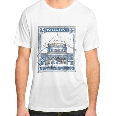 Free Palestine Vintage Stamp Stand For Peace Middle East Adult ChromaSoft Performance T-Shirt