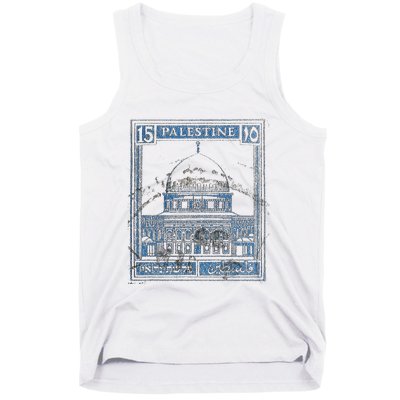 Free Palestine Vintage Stamp Stand For Peace Middle East Tank Top