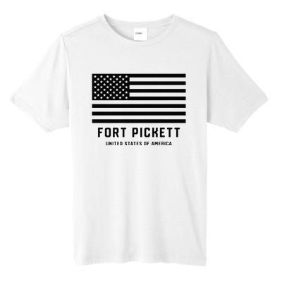 Fort Pickett Virginia USA Military American Flag Tall Fusion ChromaSoft Performance T-Shirt