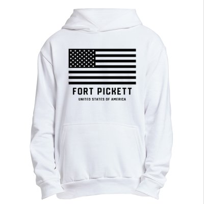 Fort Pickett Virginia USA Military American Flag Urban Pullover Hoodie