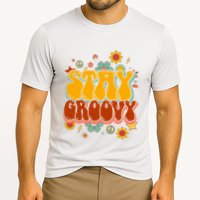 Floral Peaceful Vibes Embrace Positivity with Retro Flower Design Performance Shirt