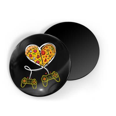 Funny Pizza Video Game Lover Gamer Valentines Day Couple Magnet