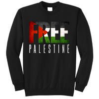 Free Palestine Vintage Design Sweatshirt