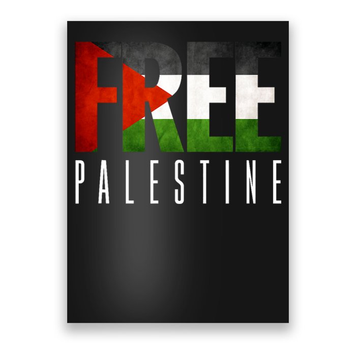 Free Palestine Vintage Design Poster