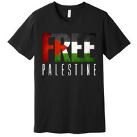 Free Palestine Vintage Design Premium T-Shirt