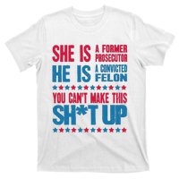 Former Prosecutor Vs Felon Pro Kamala Harris 2024 President T-Shirt