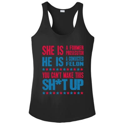 Former Prosecutor Vs Felon Pro Kamalaharris 2024 President Ladies PosiCharge Competitor Racerback Tank