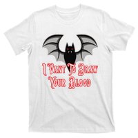 Funny Phlebotomist Vampire Bat Phlebotomy Saying T-Shirt