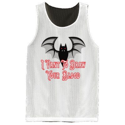 Funny Phlebotomist Vampire Bat Phlebotomy Saying Mesh Reversible Basketball Jersey Tank