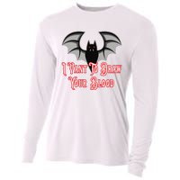 Funny Phlebotomist Vampire Bat Phlebotomy Saying Cooling Performance Long Sleeve Crew