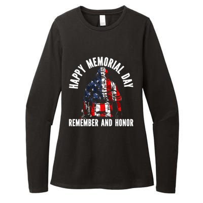 Freedom Patriotic Veteran Usa Flag American Memorial Day Gift Womens CVC Long Sleeve Shirt