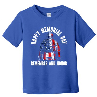 Freedom Patriotic Veteran Usa Flag American Memorial Day Gift Toddler T-Shirt