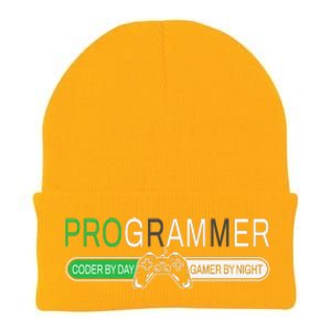 Funny Programmer Video Game Lover Gamer Dad Knit Cap Winter Beanie