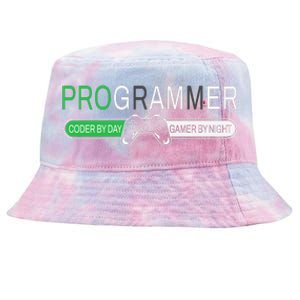 Funny Programmer Video Game Lover Gamer Dad Tie-Dyed Bucket Hat