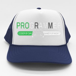 Funny Programmer Video Game Lover Gamer Dad Trucker Hat