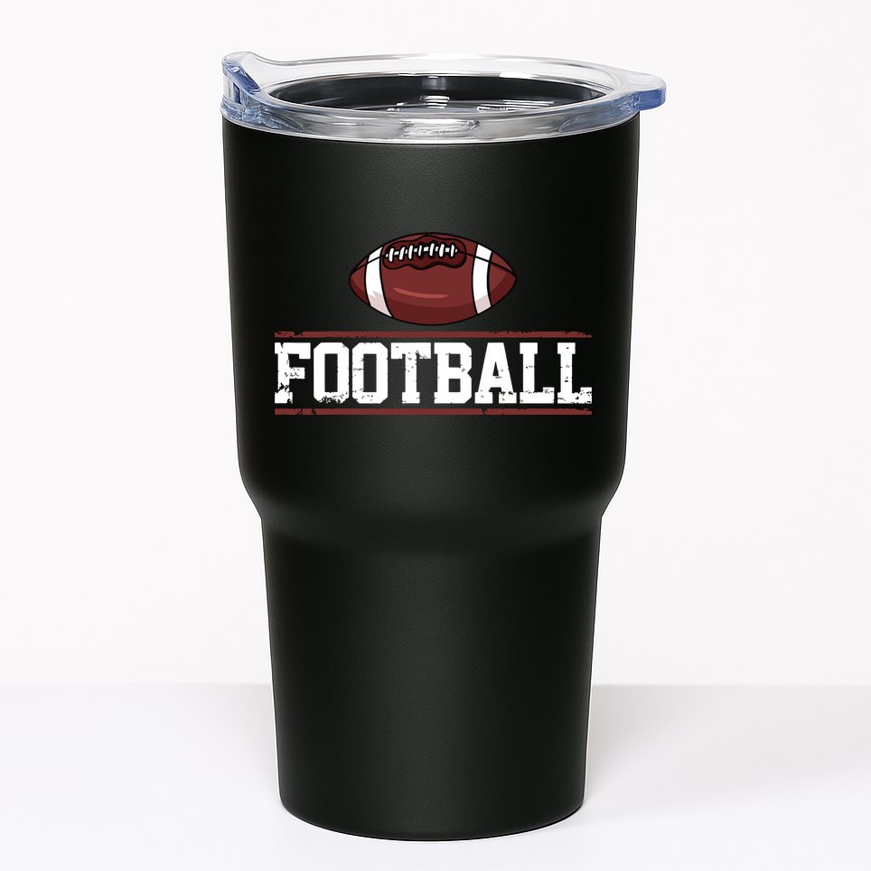 Football Player Vintage Gift Tumbler