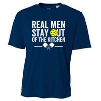 Funny Pickleball Vintage Real Man Stay Out Of The Kitchen Gift Cooling Performance Crew T-Shirt