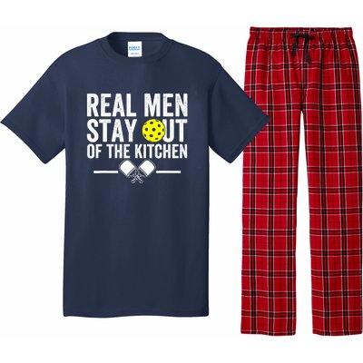 Funny Pickleball Vintage Real Man Stay Out Of The Kitchen Gift Pajama Set