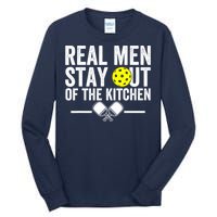 Funny Pickleball Vintage Real Man Stay Out Of The Kitchen Gift Tall Long Sleeve T-Shirt